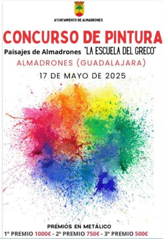 III CONCURSO PINTURA RÁPIDA DE ALMADRONES 2025 “LA ESCUELA DEL GRECO”